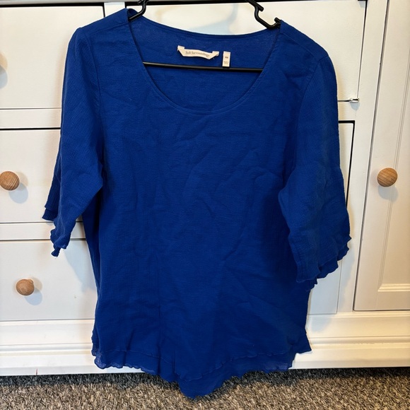 Soft surroundings siesta key tunic petite medium gauzy - Picture 1 of 9